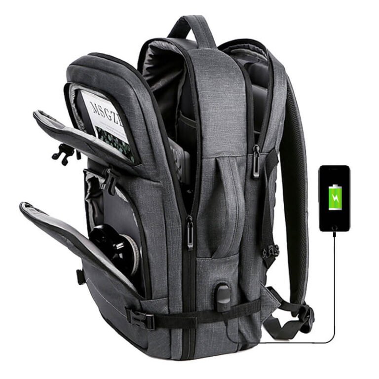 Mochila impermeable multifuncional con conexión USB Užsisakykite Trendai.lt 4