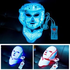 Máscara LED para rostro y cuello con terapia de luz fotónica Užsisakykite Trendai.lt 27