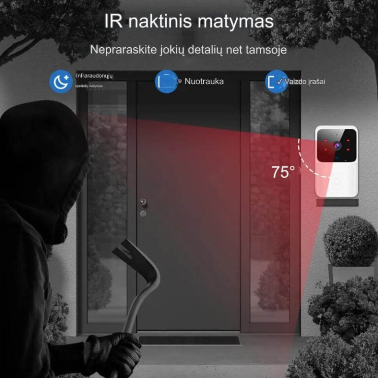 Timbre Inalámbrico con Video Cámara WIFI Užsisakykite Trendai.lt 8
