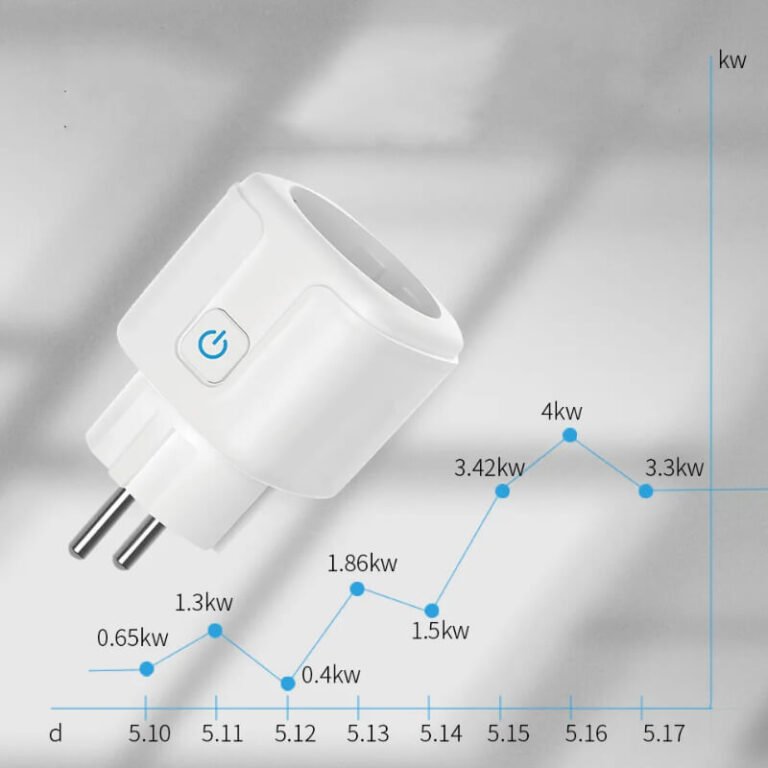 Enchufe controlado por aplicación inteligente con interruptor, WIFI, control por voz Užsisakykite Trendai.lt 8