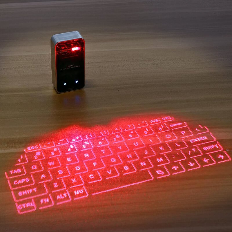 Teclado inalámbrico láser para computadora y teléfono con proyector Užsisakykite Trendai.lt