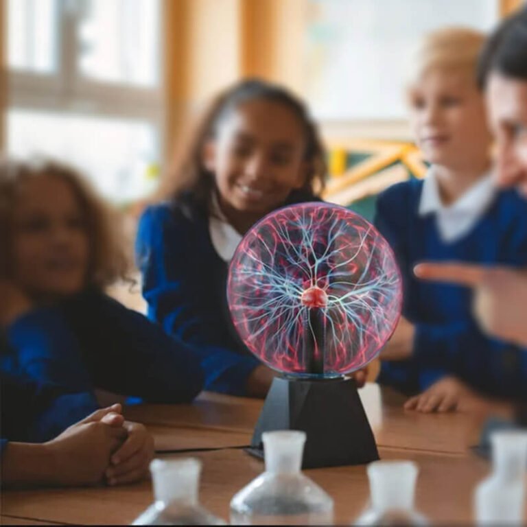 Lámpara Mágica de Plasma de Vidrio con Rayo – Experimento de Física incluso 20CM Užsisakykite Trendai.lt 8