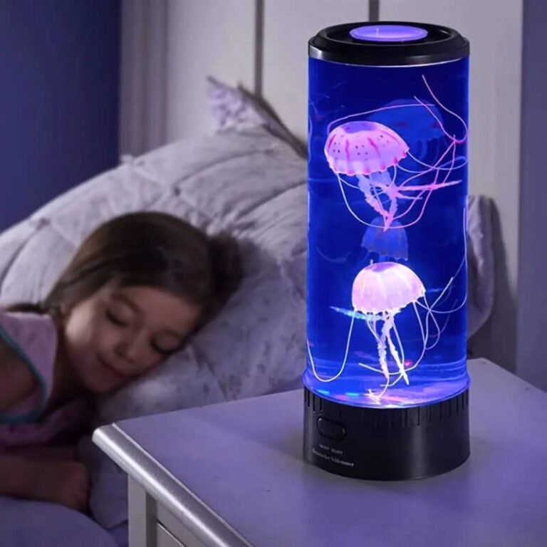 Lámpara de mesa LED nocturna portátil con imitación de medusa Užsisakykite Trendai.lt 7