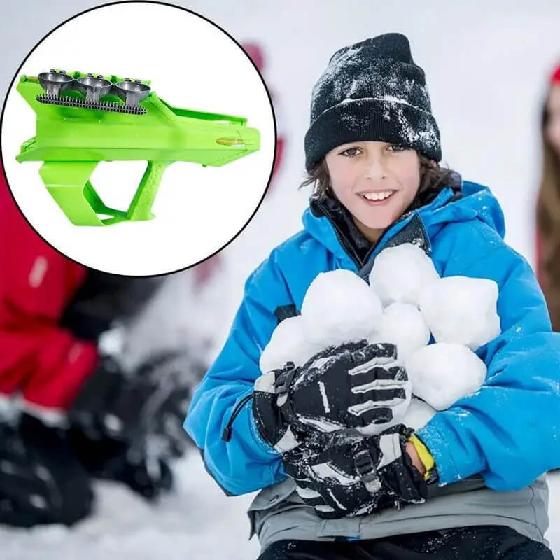 Pistola de bolas de tiro de bolas de nieve con goma Užsisakykite Trendai.lt